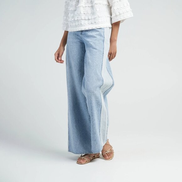 Daily Blue Easy Jeans Wide Leg Pacific Blue Wash Size 28 - Picture 13 of 13